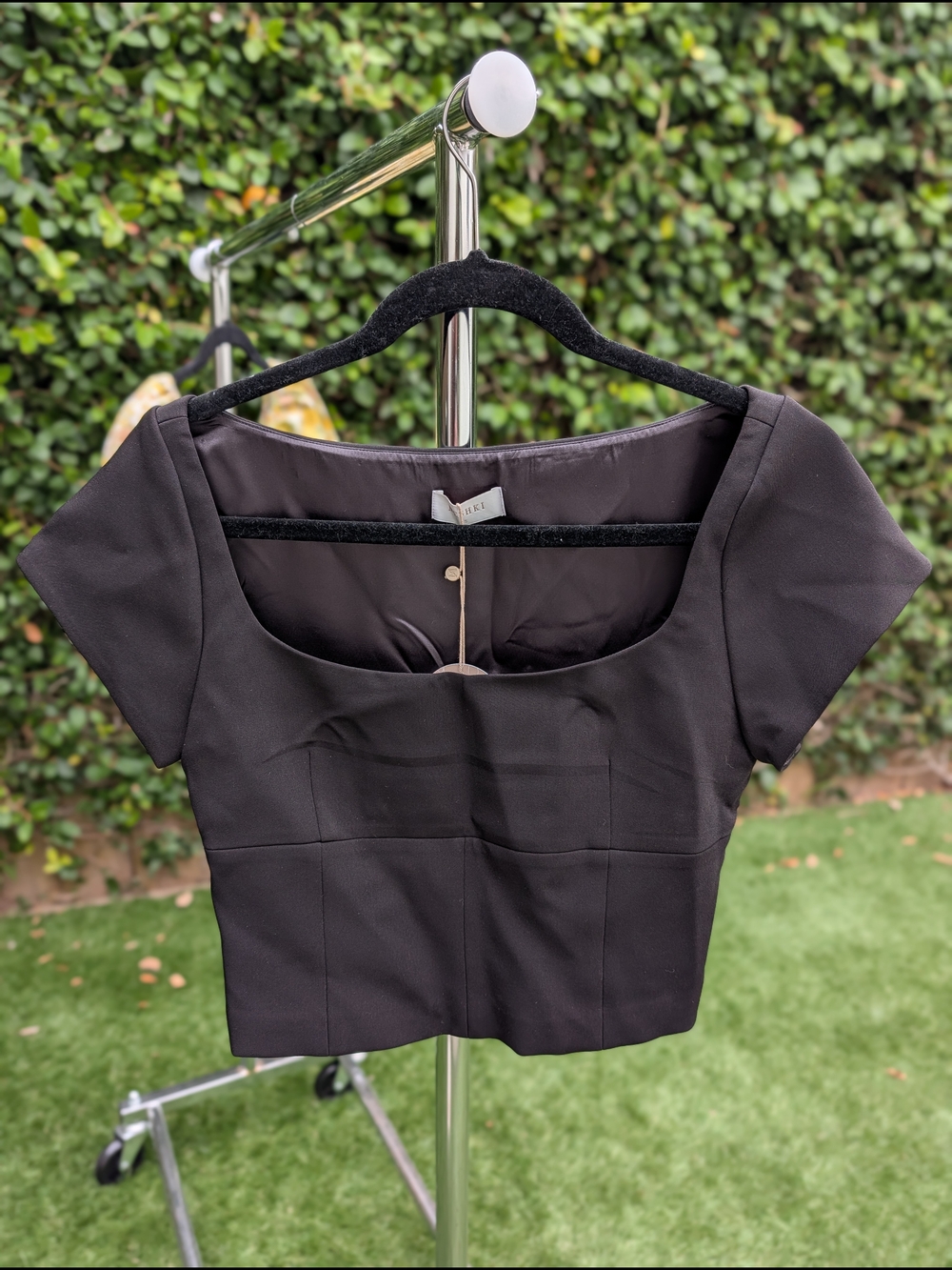 NWT MESHKI Suit Crop Top